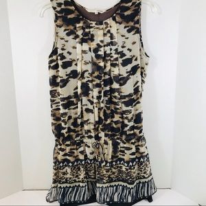 Crocodile Tiger Print Dainty Top